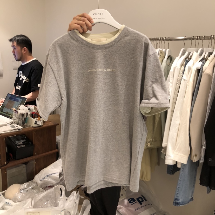 VENIR-a東大門實拍女裝新款推薦人氣職業熱賣真品時尚T恤VENIR-aT恤圖色4