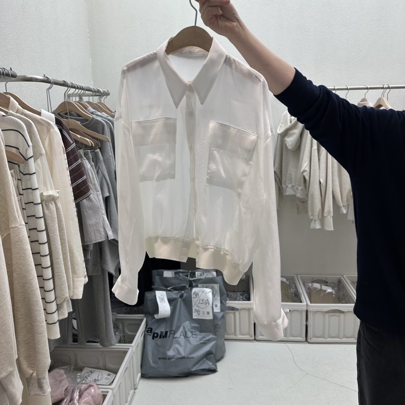 HUMMING BIRD東大門直郵女裝新品26春夏熱賣人氣襯衫蕾絲衫HUMMING BIRD襯衫/蕾絲衫圖色1