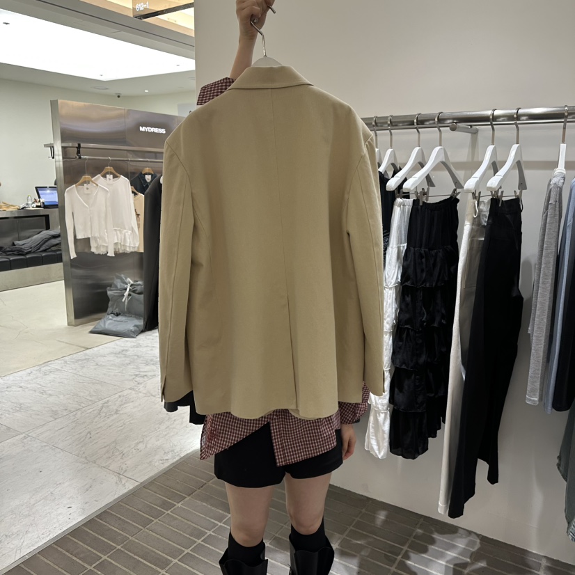 VIVE韓國代購女裝新品推薦真品休閑26春夏職業時尚人氣夾克VIVE夾克