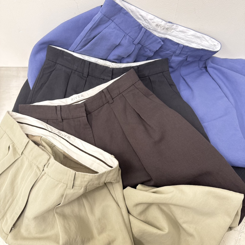 RIVER東大門實拍女裝新款真品26春夏時尚熱賣推薦休閑褲棉WATER/RIVER休閑褲
