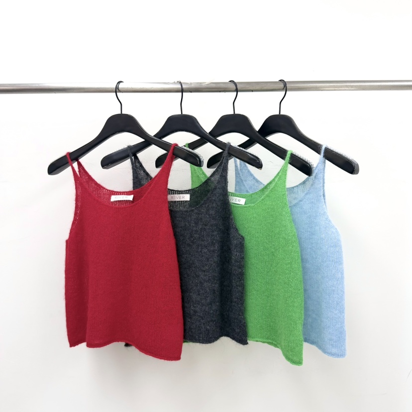RIVER韓國直郵女士新款熱賣真品休閑推薦26春夏人氣吊帶背心WATER/RIVER吊帶/背心