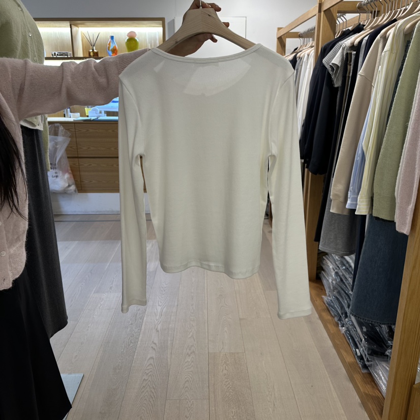 ROUNDER韓國直郵女裝新品推薦人氣時尚休閑26春夏長袖T恤ROUNDER長袖T恤