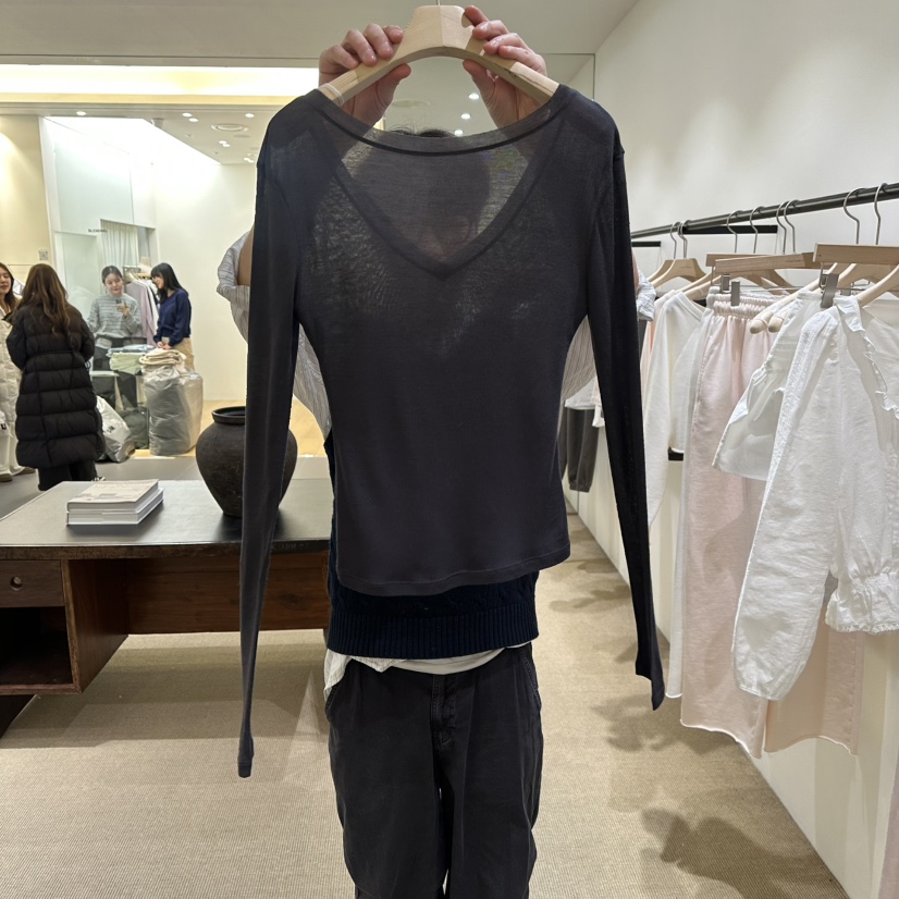 VEGETABLE東大門直郵女裝新款真品職業時尚休閑熱賣長袖T恤VEGETABLE長袖T恤