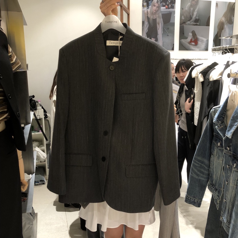 TEMPTING韓國代購女士新品休閑職業熱賣真品時尚推薦夾克TEMPTING夾克圖色1