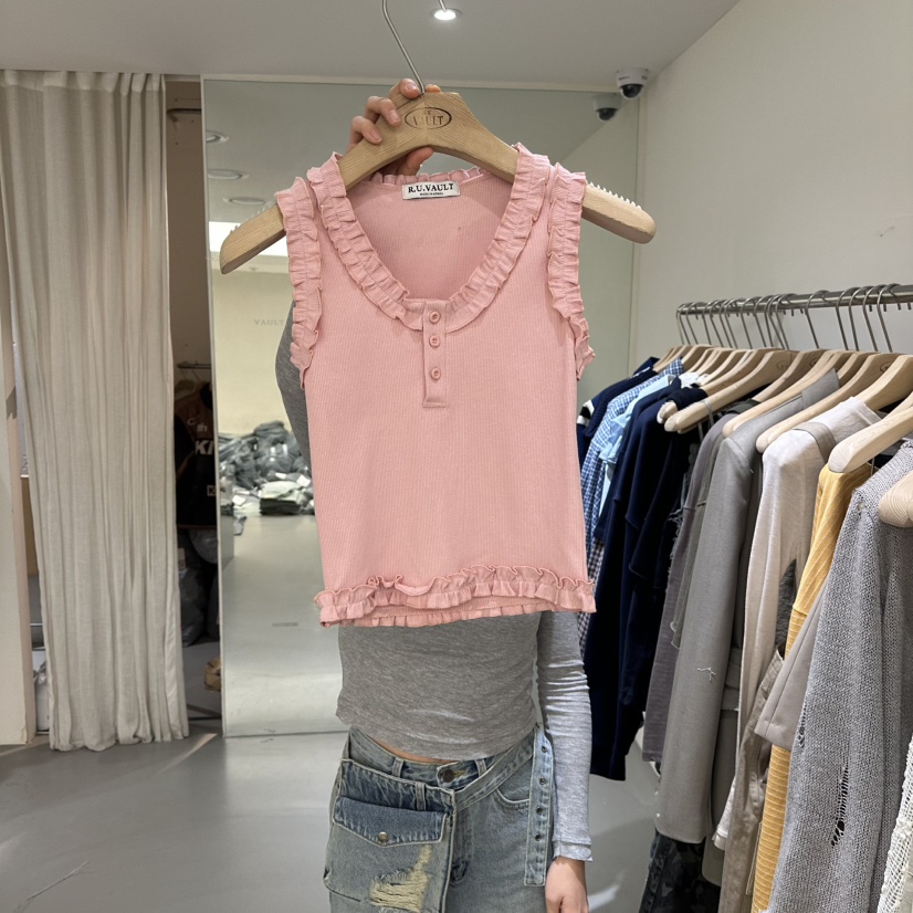 VAULT東大門代購女裝新款真品休閑26春夏人氣時尚吊帶背心VAULT吊帶/背心圖色4