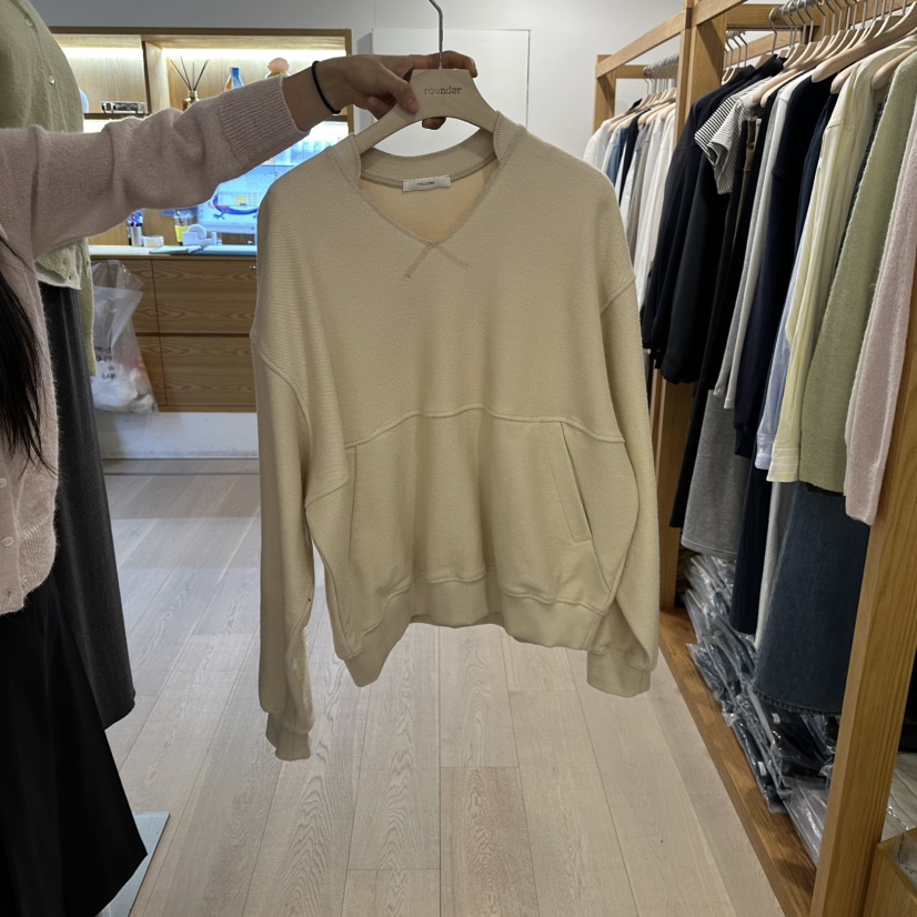 ROUNDER韓國直郵女士新品推薦26春夏休閑真品人氣時尚衛衣ROUNDER衛衣圖色1