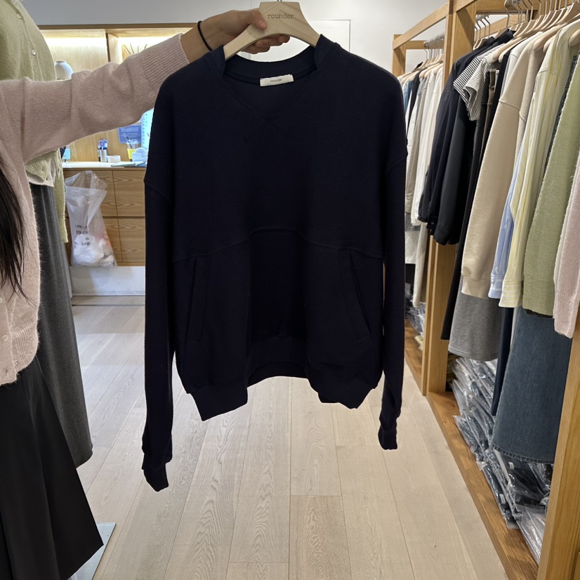 ROUNDER韓國直郵女士新品推薦26春夏休閑真品人氣時尚衛衣ROUNDER衛衣圖色2