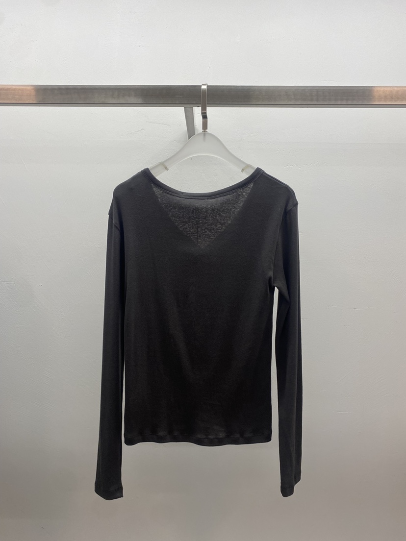 WEARABLE-L東大門直郵女士新品職業人氣推薦時尚長袖T恤V領WEARABLE長袖T恤