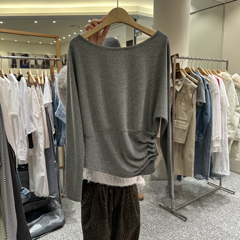 SOF東大門直郵女士新品休閑職業26春夏人氣長袖T恤不含飾品SOF長袖T恤圖色3