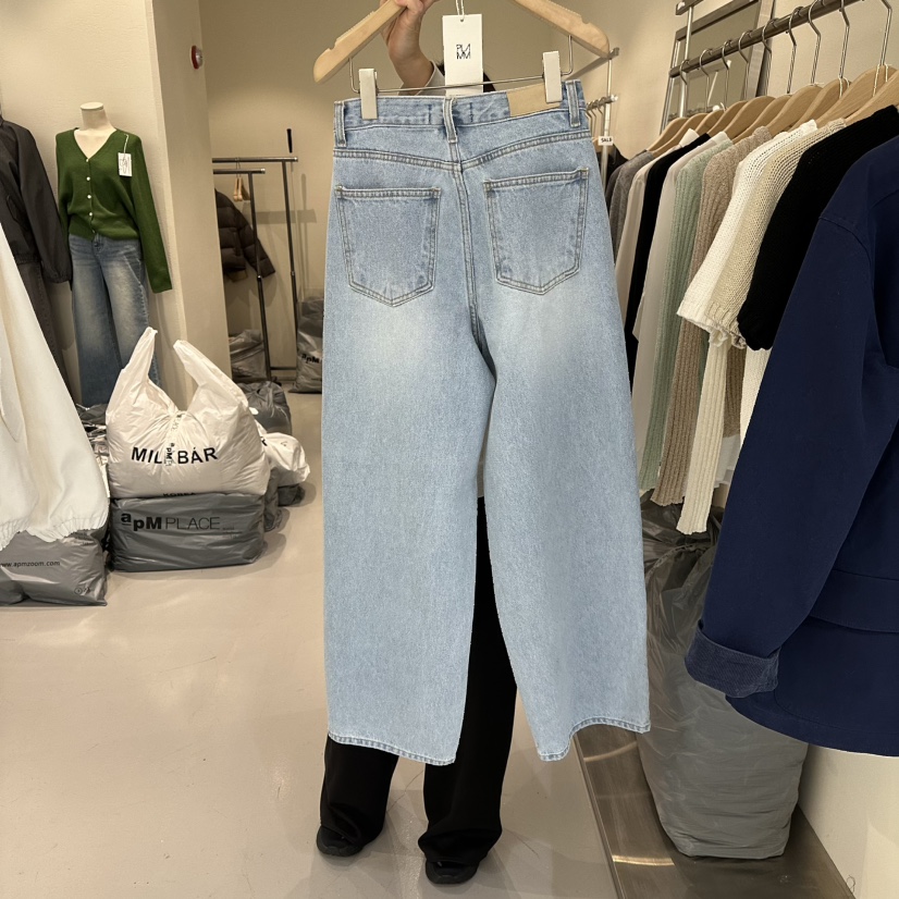 PLAMM東大門代購女士新款推薦時尚休閑職業26春夏熱賣牛仔褲PLAMM牛仔褲