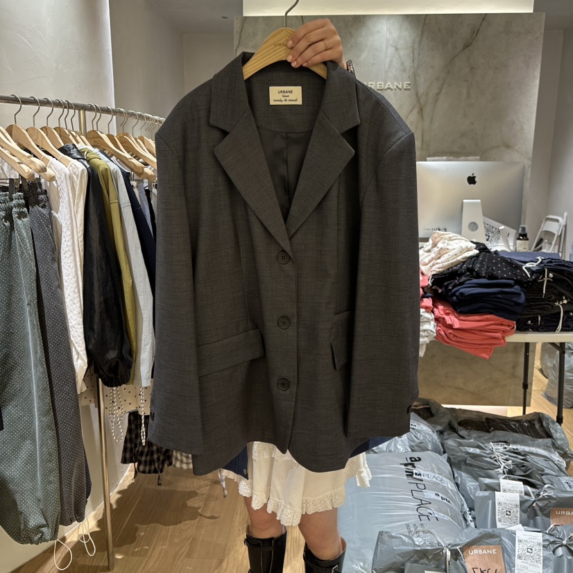 URBANE-P韓國代購女士新品熱賣休閑職業26春夏推薦真品夾克URBANE-P夾克圖色1