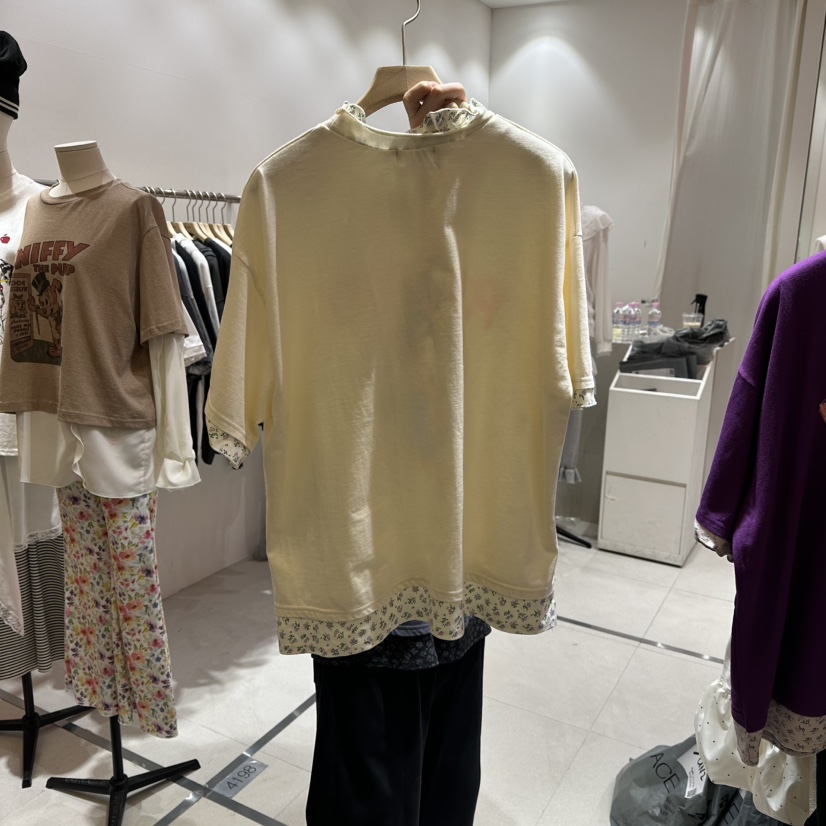 MINI UNNI東大門代購女裝新款真品時尚推薦職業熱賣人氣T恤MINI UNNIT恤