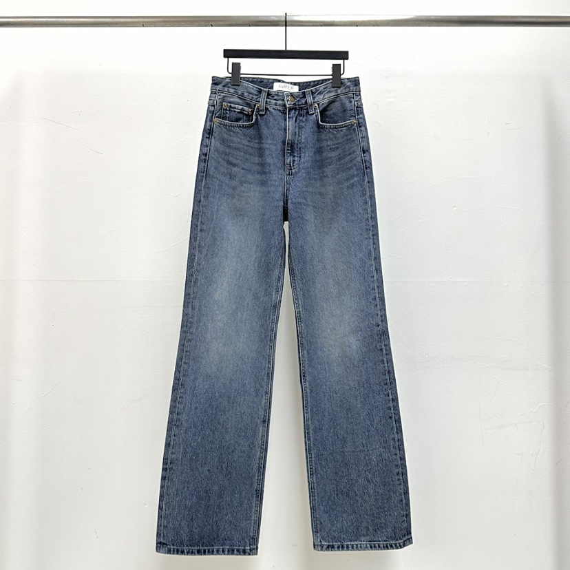 RIVER韓國直郵女士新款人氣26春夏職業熱賣休閑推薦牛仔褲WATER/RIVER牛仔褲圖色3深色