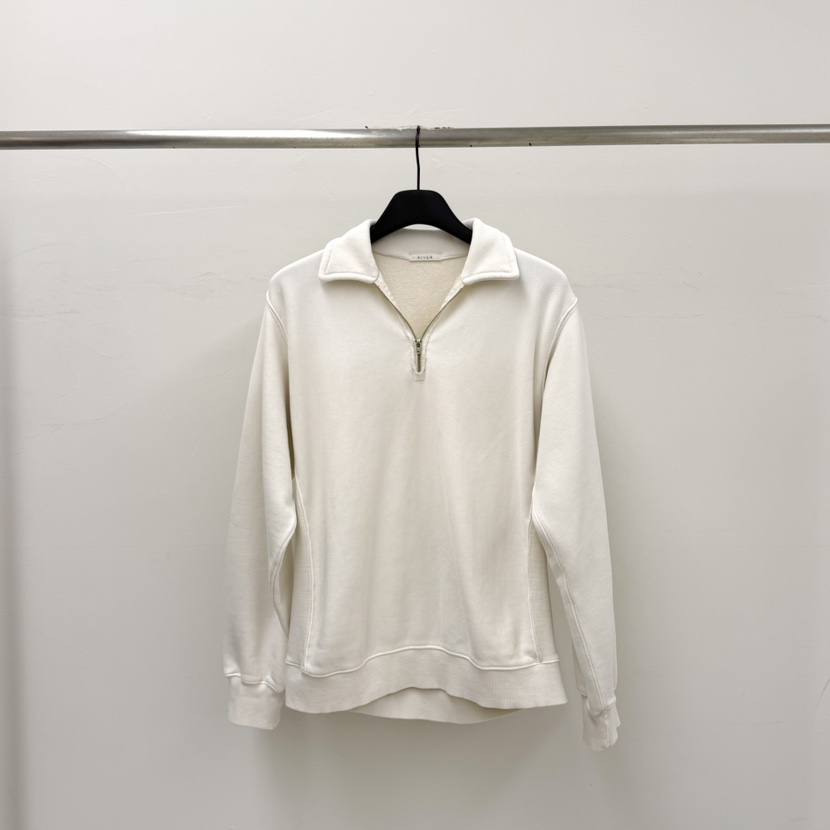 RIVER東大門代購女裝新款職業熱賣26春夏人氣真品衛衣拉鏈WATER/RIVER衛衣圖色1