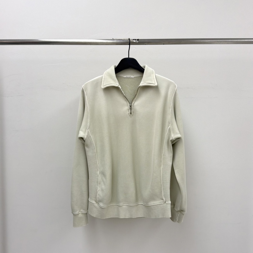 RIVER東大門代購女裝新款職業熱賣26春夏人氣真品衛衣拉鏈WATER/RIVER衛衣圖色2