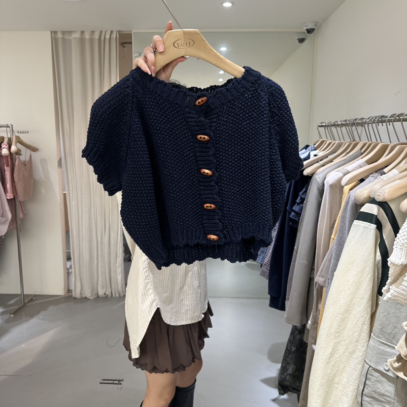 VAULT東大門代購女士新品26春夏時尚推薦人氣熱賣職業針織衫VAULT針織衫圖色2