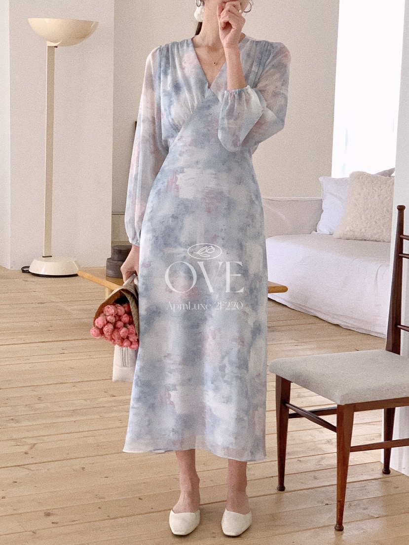 OVE韓國直郵女士新品時尚26春夏休閑人氣真品推薦職業連衣裙OVE連衣裙