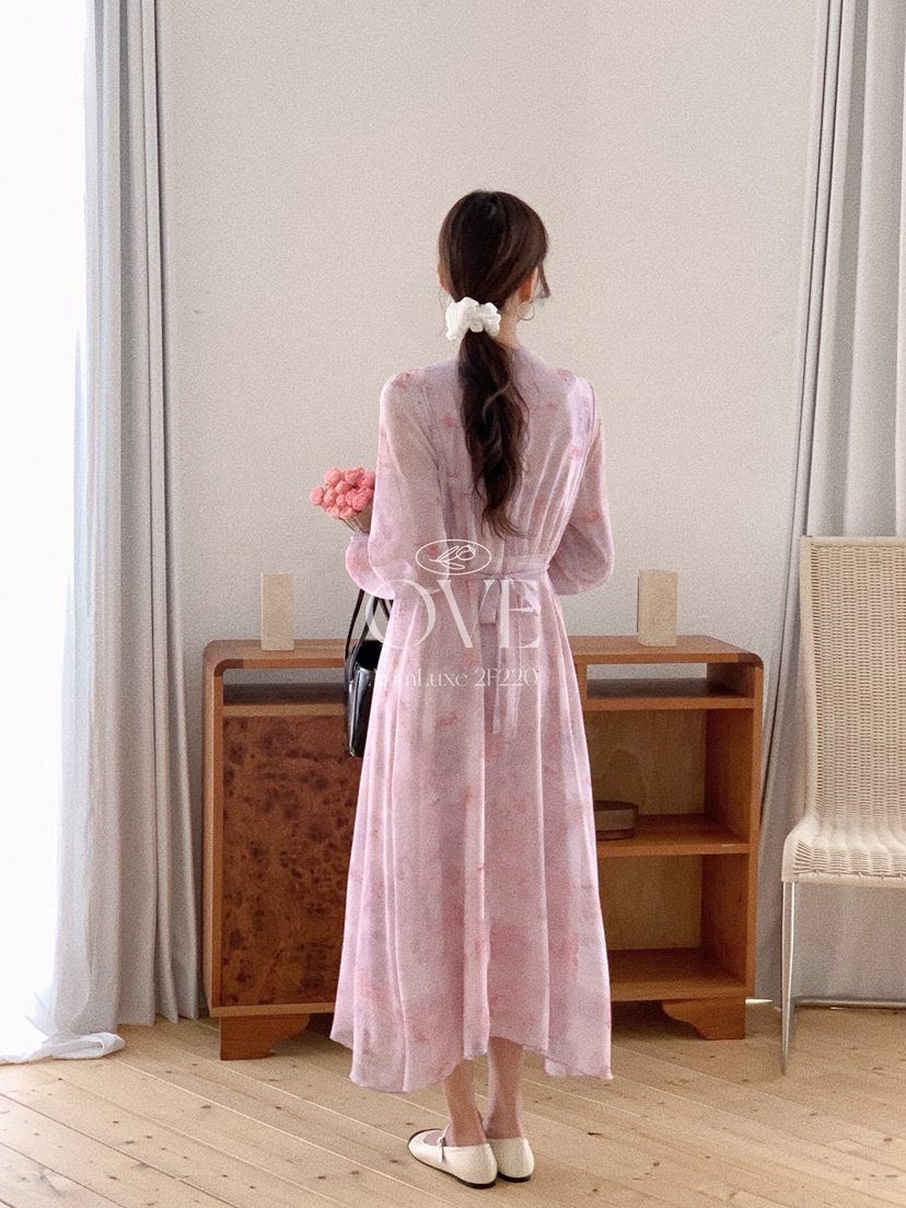 OVE韓國直郵女士新品時尚26春夏休閑人氣真品推薦職業連衣裙OVE連衣裙