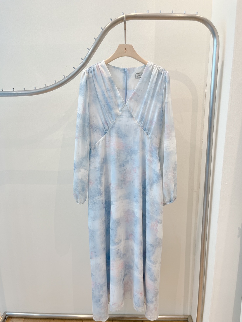 OVE韓國直郵女士新品時尚26春夏休閑人氣真品推薦職業連衣裙OVE連衣裙圖色3