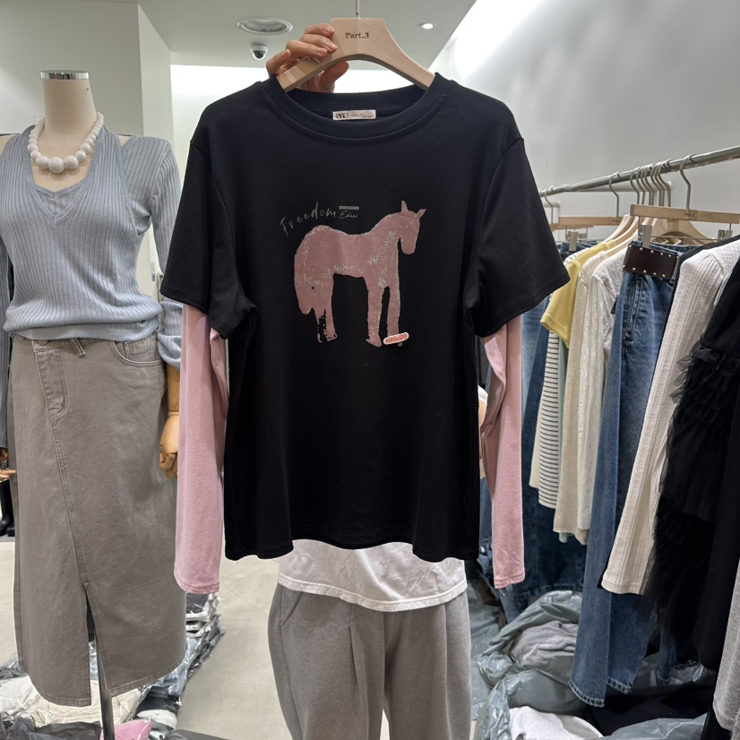 PART3韓國直郵女裝新品時尚休閑職業真品推薦熱賣長袖T恤Part.3長袖T恤圖色2