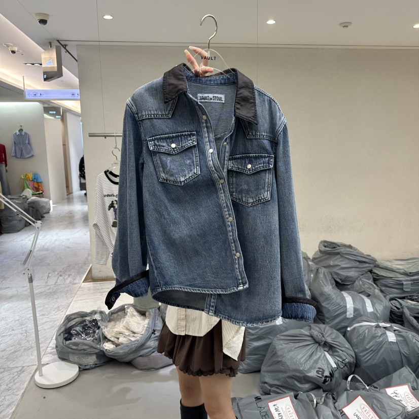 VAULT韓國直郵女裝新款職業推薦熱賣真品人氣時尚26春夏夾克VAULT夾克圖色1