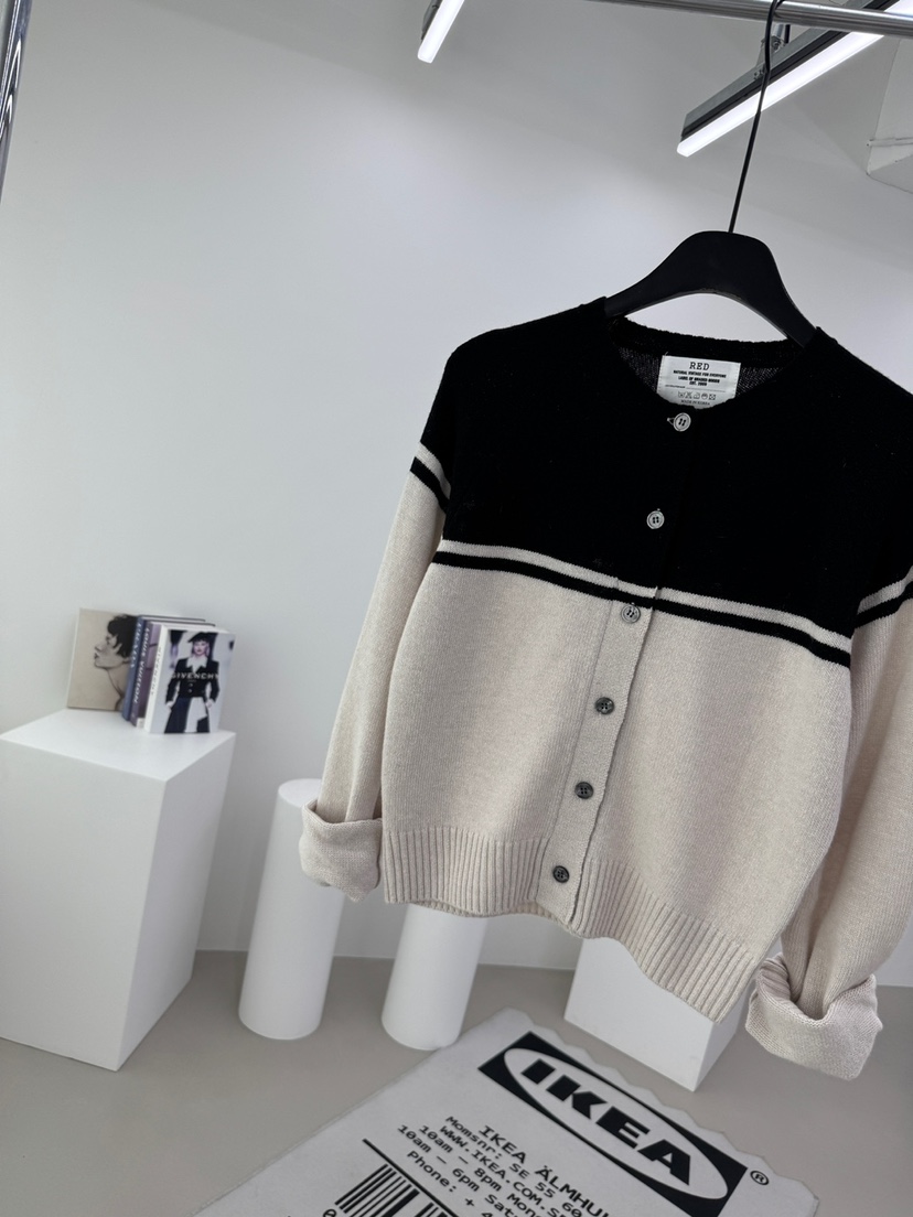 RED-A韓國直郵女士新品時尚熱賣推薦26春夏人氣針織衫開衫RED-A針織衫圖色1