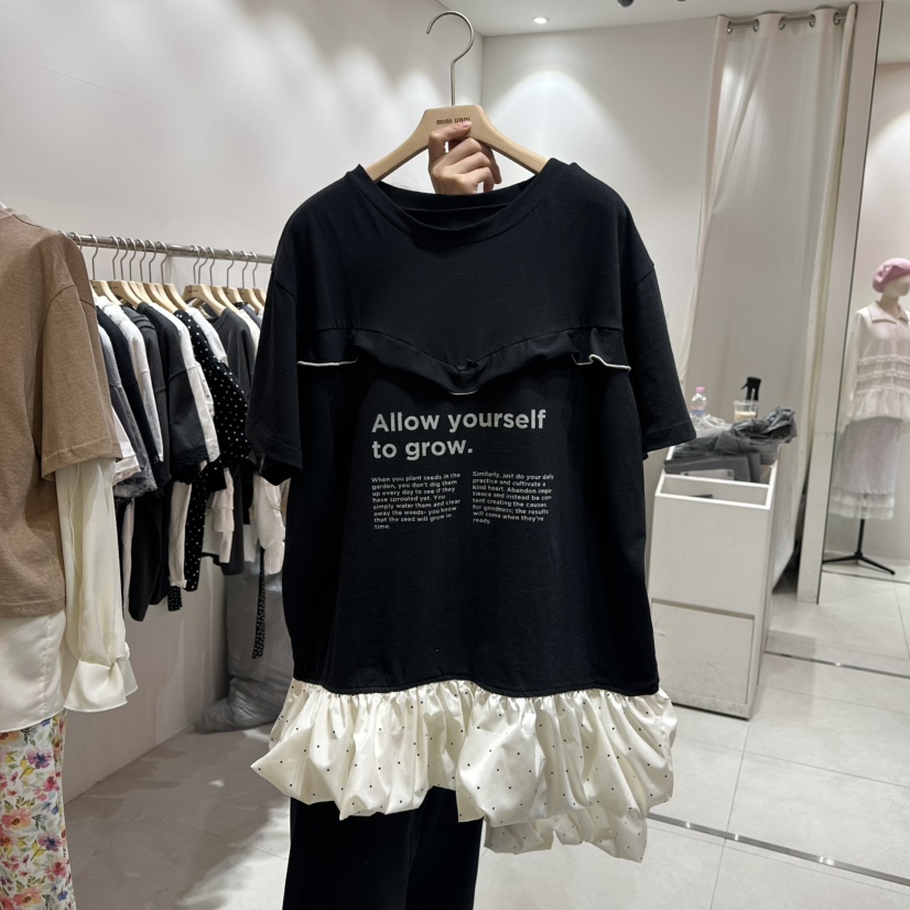 MINI UNNI東大門直郵女裝新品熱賣真品時尚推薦26春夏T恤MINI UNNIT恤圖色2