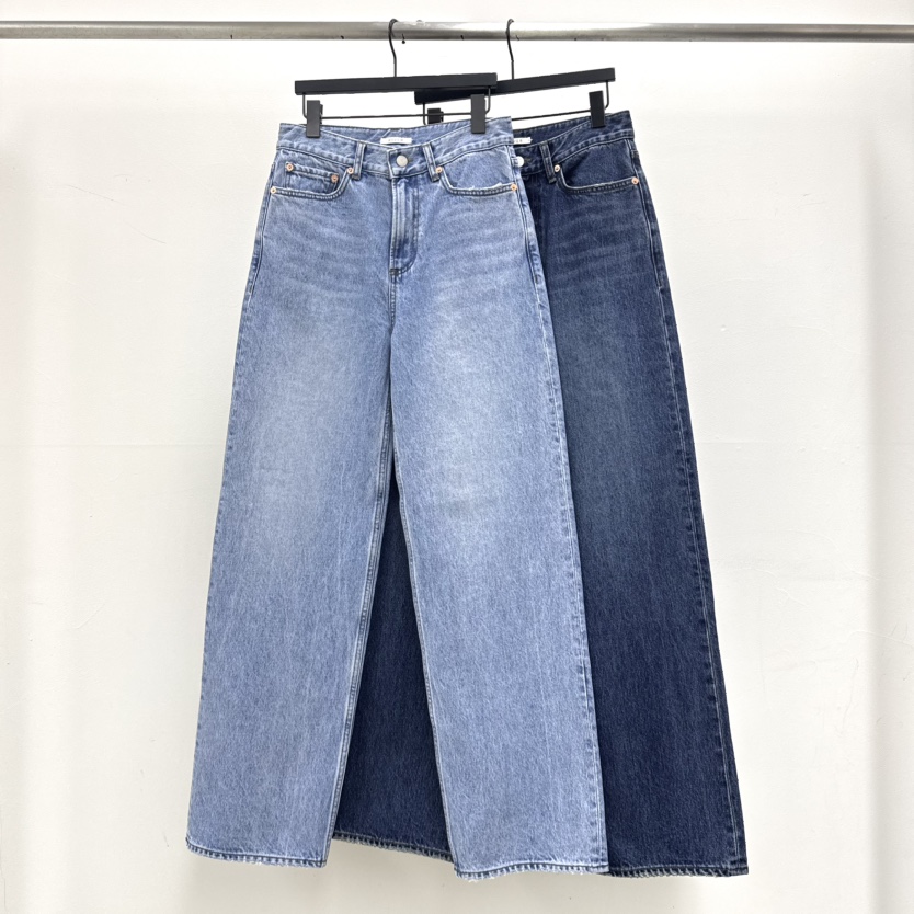 RIVER韓國代購女士新品熱賣職業真品推薦時尚休閑26春夏牛仔褲WATER/RIVER牛仔褲