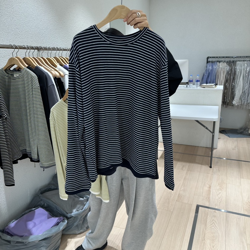 EPIC-S東大門直郵女裝新品真品26春夏休閑人氣熱賣長袖T恤EPIC-S長袖T恤圖色2