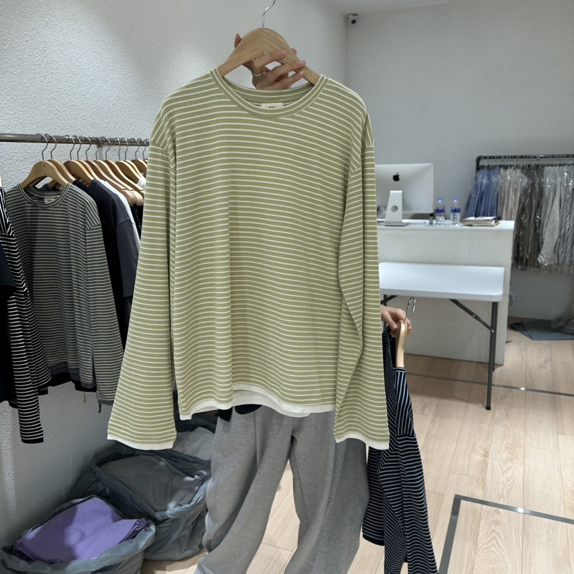 EPIC-S東大門直郵女裝新品真品26春夏休閑人氣熱賣長袖T恤EPIC-S長袖T恤圖色3