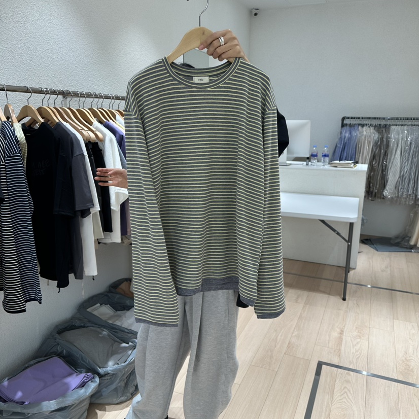 EPIC-S東大門直郵女裝新品真品26春夏休閑人氣熱賣長袖T恤EPIC-S長袖T恤圖色4