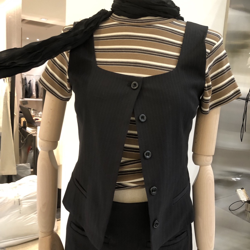 TEMPTING韓國代購女士新款職業時尚休閑真品馬甲不含內搭TEMPTING馬甲圖色2