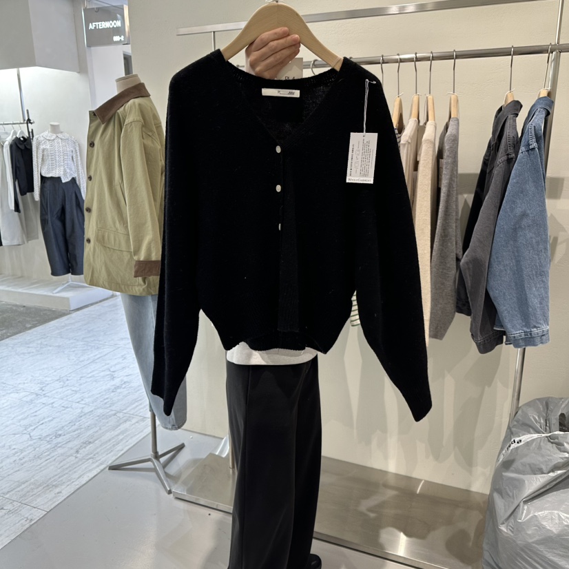 PLAMM東大門代購女士新款職業熱賣休閑人氣時尚針織衫開衫PLAMM針織衫圖色4