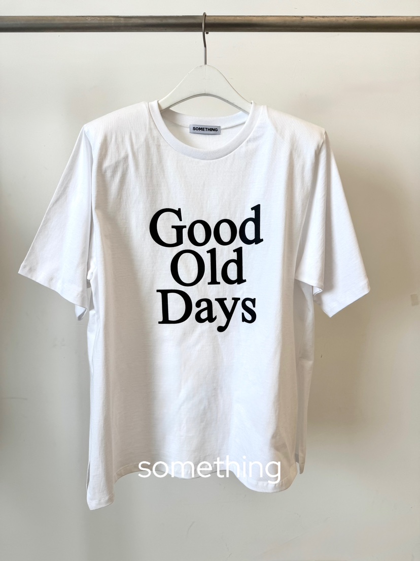 SOMETHING-L/FANCY東大門直郵女裝新品真品熱賣職業T恤SOMETHING-L/FANCYT恤圖色1