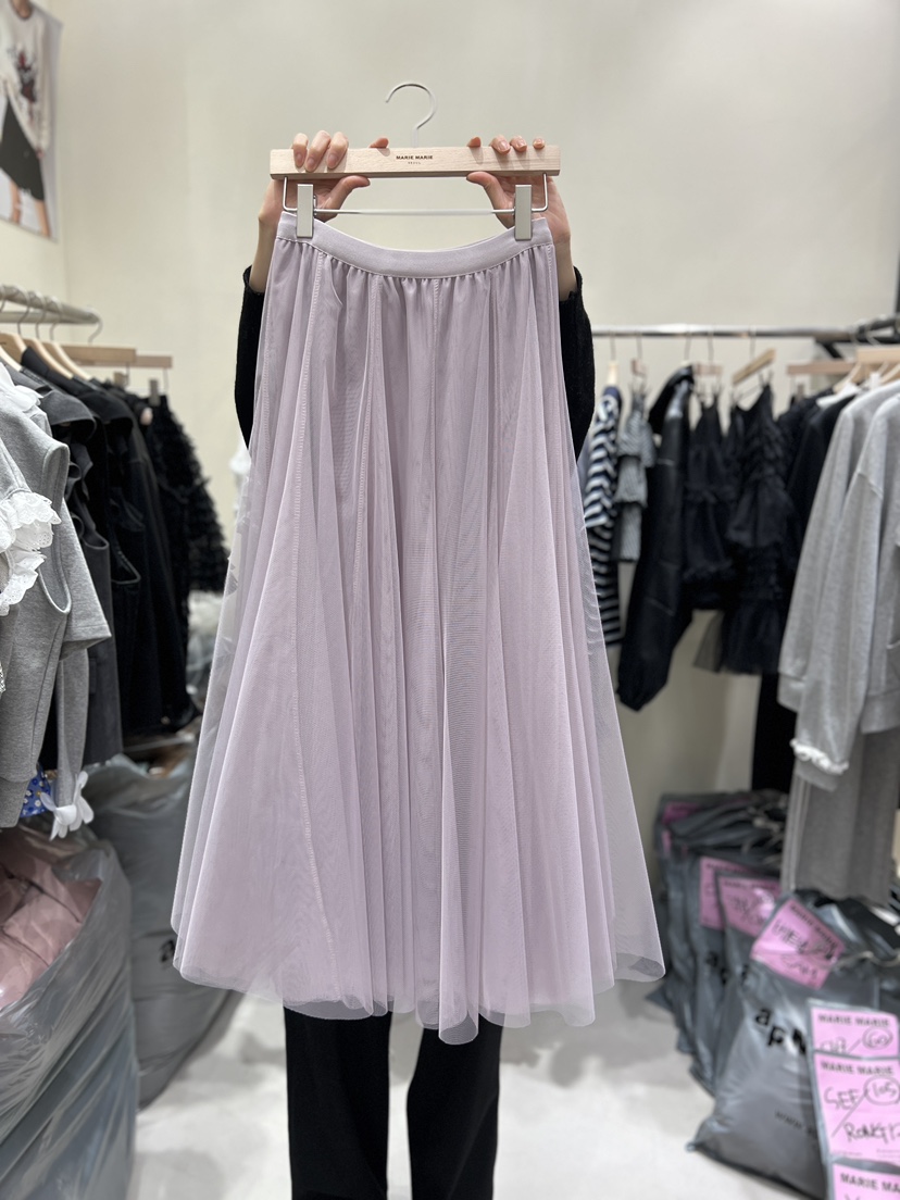 MARIE MARIE韓國直郵女裝新品真品26春夏職業時尚長裙鏤空MARIE MARIE長裙圖色3