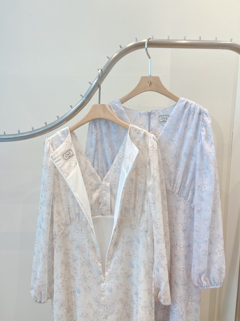 OVE東大門實拍女士新款26春夏熱賣休閑人氣推薦真品連衣裙OVE連衣裙