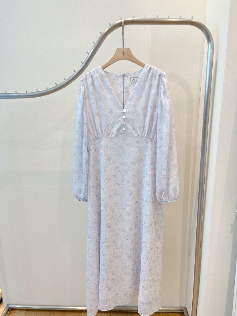 OVE東大門實拍女士新款26春夏熱賣休閑人氣推薦真品連衣裙OVE連衣裙圖色2