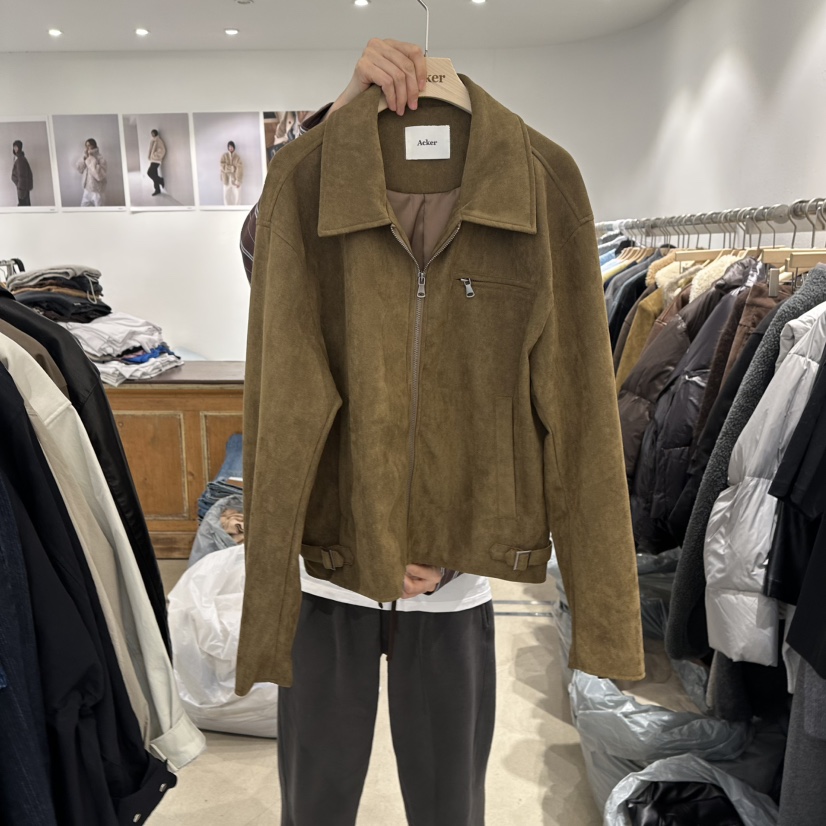 ACKER東大門實拍女裝新款休閑人氣26春夏推薦職業熱賣夾克絨ACKER夾克圖色1
