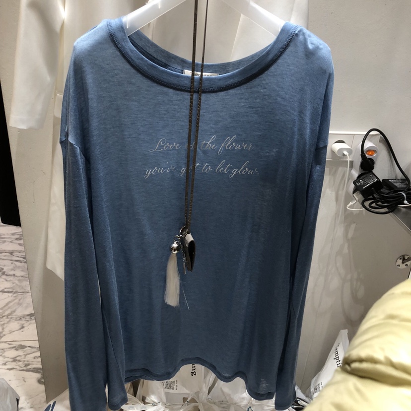 TEMPTING東大門實拍女裝新品休閑職業真品長袖T恤不含配飾TEMPTING長袖T恤圖色3