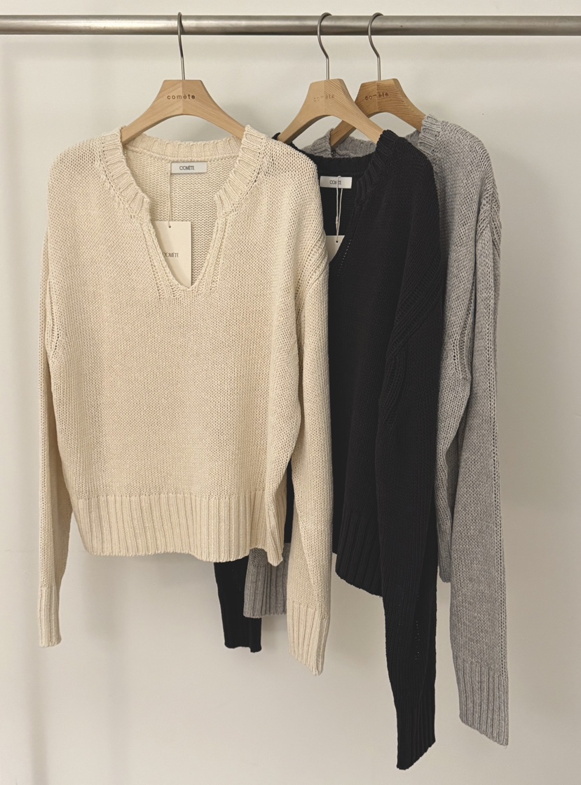COMETE韓國直郵女士新品休閑熱賣真品時尚推薦人氣針織衫COMETE針織衫