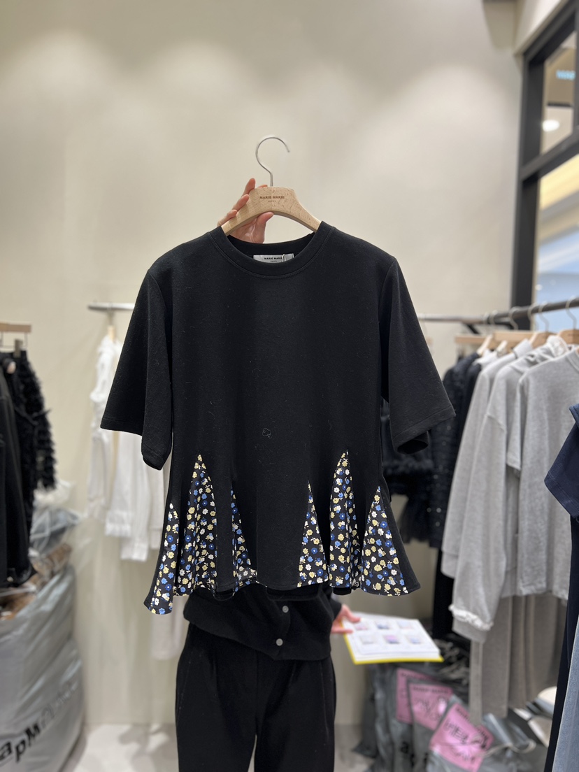 MARIE MARIE東大門實拍女士新品26春夏真品休閑熱賣時尚T恤MARIE MARIET恤圖色2