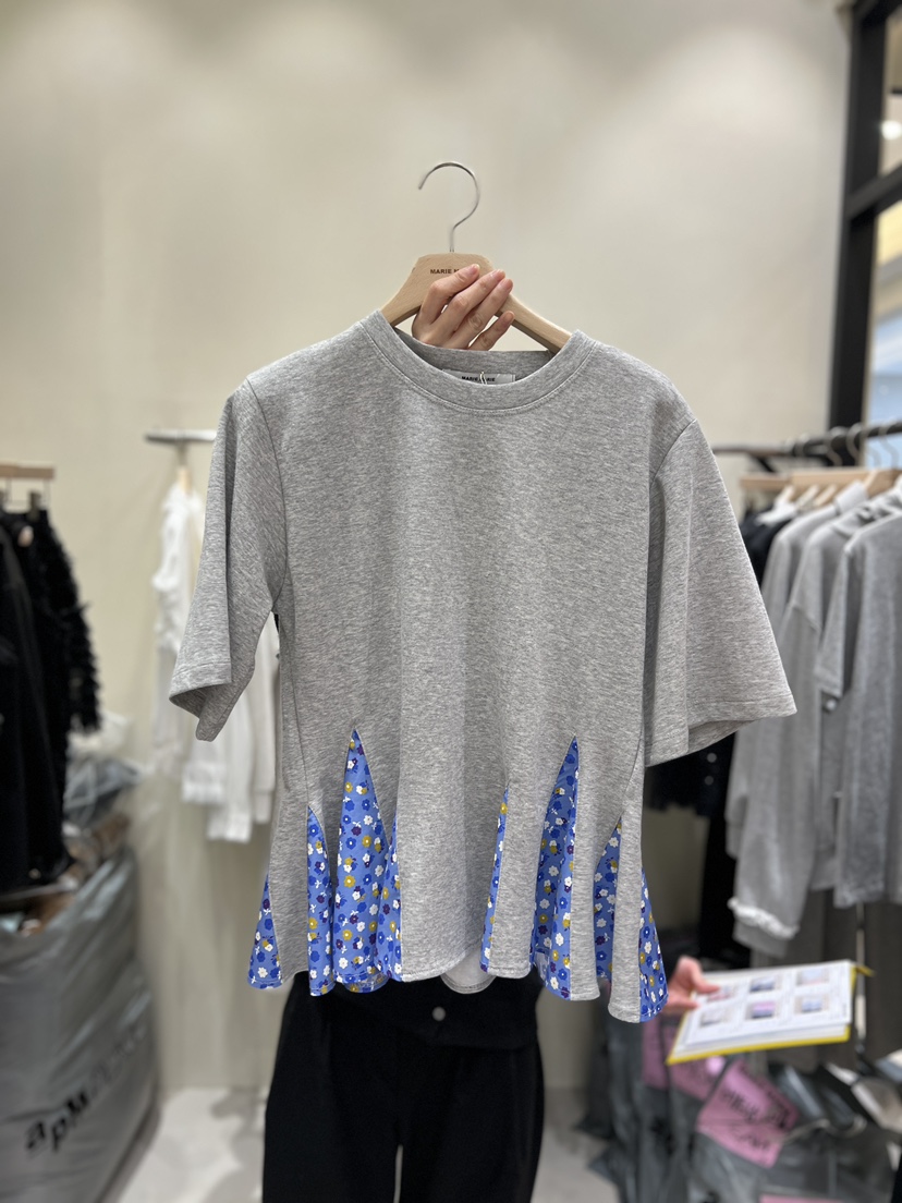 MARIE MARIE東大門實拍女士新品26春夏真品休閑熱賣時尚T恤MARIE MARIET恤圖色3