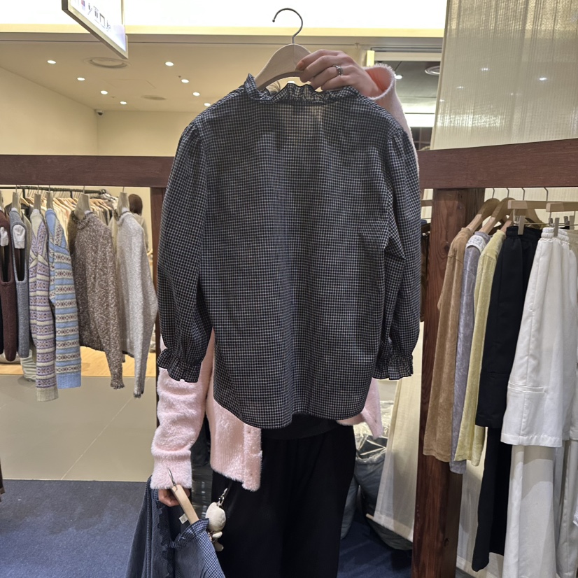 FURE東大門直郵女裝新款26春夏推薦熱賣職業真品襯衫蕾絲衫FURE襯衫/蕾絲衫