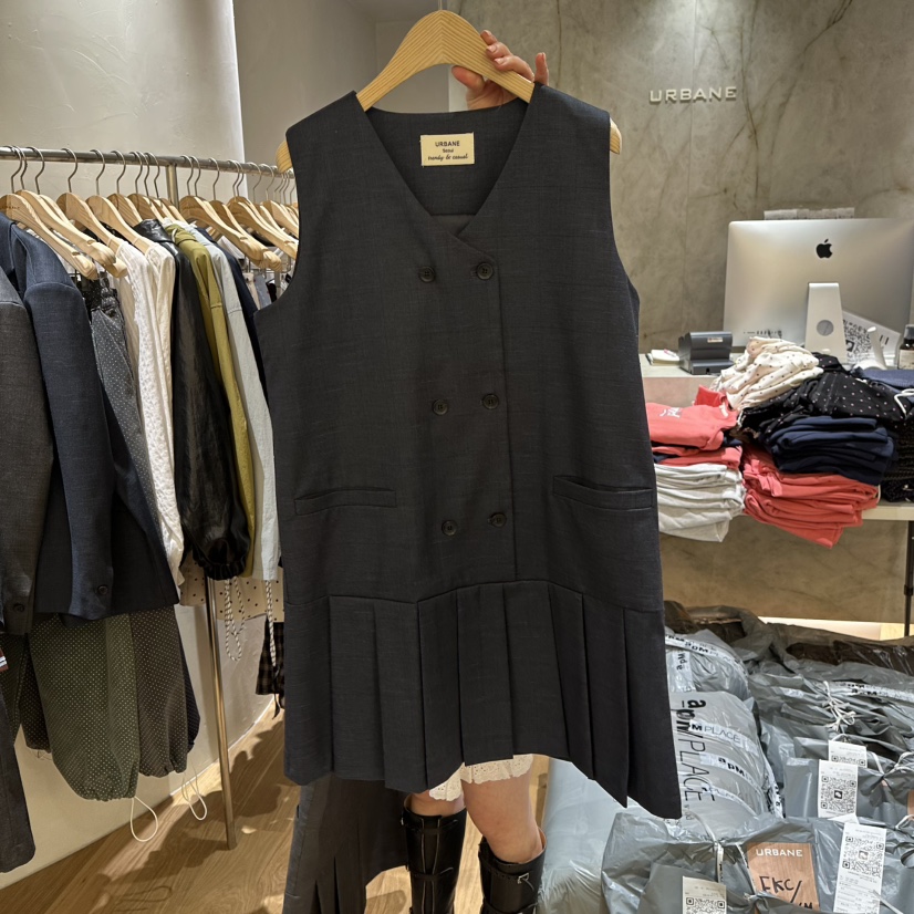 URBANE-P韓國代購女裝新品休閑真品人氣推薦職業時尚連衣裙URBANE-P連衣裙圖色2