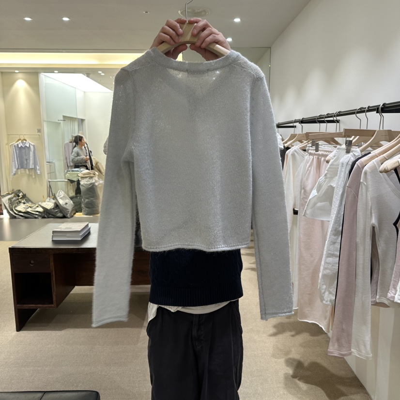 VEGETABLE東大門直郵女士新品休閑真品人氣26春夏針織衫紐扣VEGETABLE針織衫