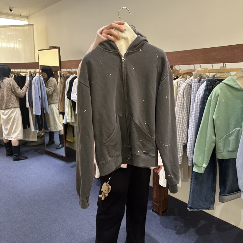 FURE東大門代購女裝新款熱賣26春夏真品職業推薦夾克拉鏈FURE夾克圖色2