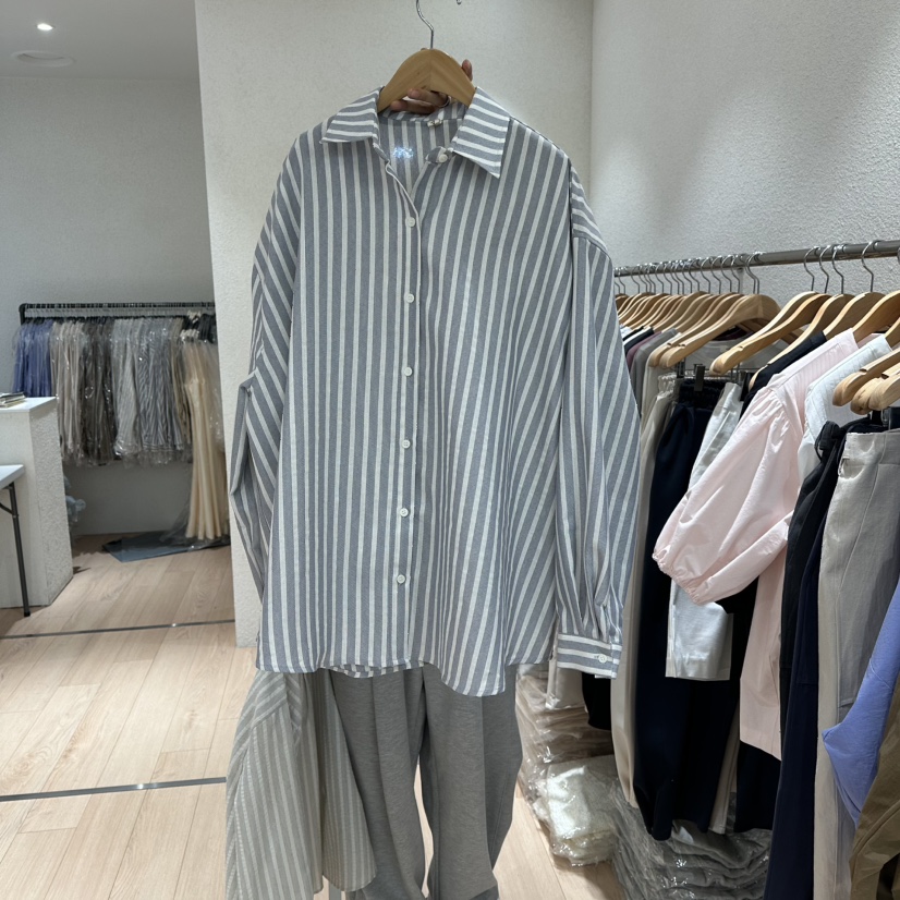 EPIC-S東大門代購女士新品26春夏推薦人氣休閑襯衫蕾絲衫EPIC-S襯衫/蕾絲衫圖色2