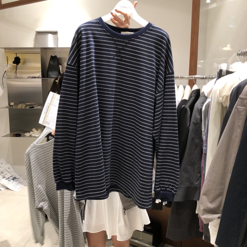 TEMPTING韓國代購女士新品人氣休閑時尚職業推薦真品長袖T恤TEMPTING長袖T恤圖色5