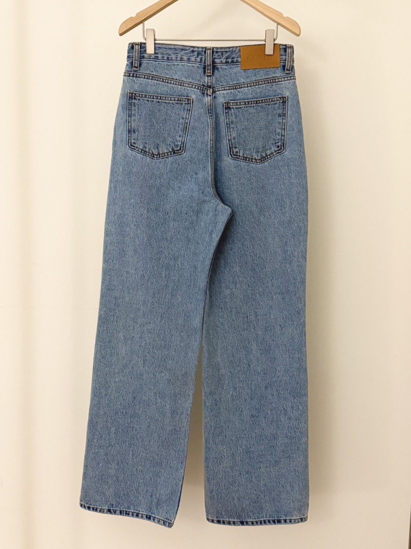 COMETE韓國直郵女士新款26春夏休閑人氣時尚熱賣推薦牛仔褲COMETE牛仔褲