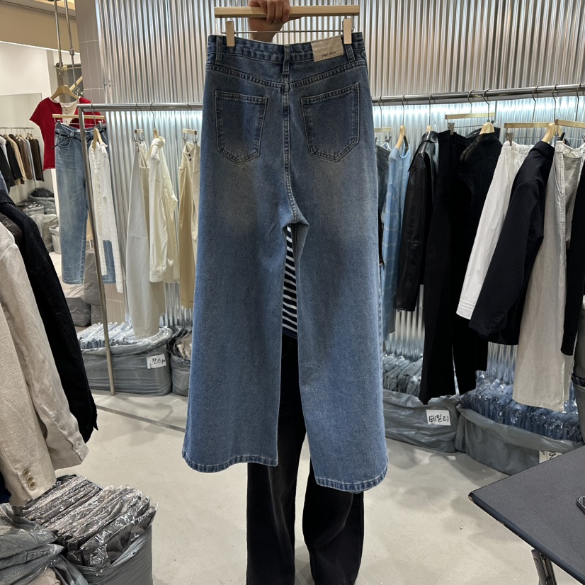 ALEGRE東大門實拍女士新款休閑人氣職業時尚熱賣推薦牛仔褲ALEGRE牛仔褲